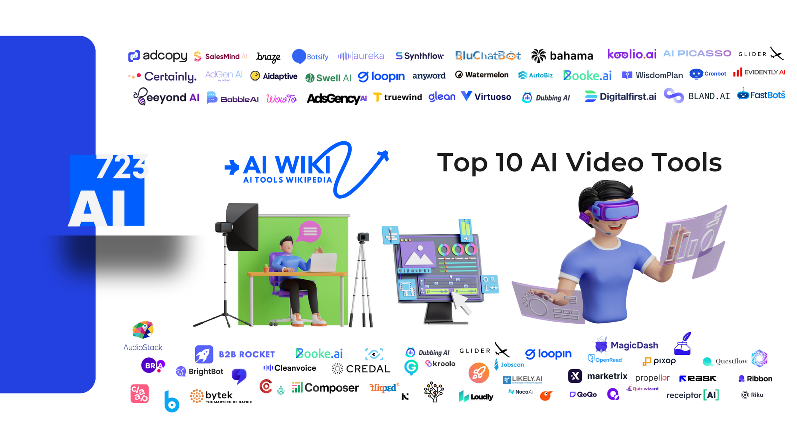 TOP 10 AI VIDEO TOOLS